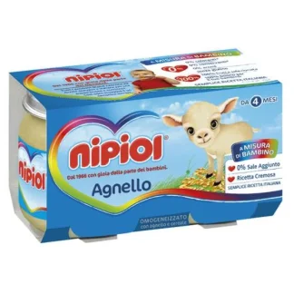Nipiol Omogeneizzato Agnello 120gx2 Pezzi