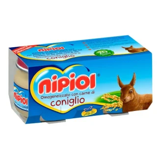 Nipiol Omog Coniglio 80g 2pz