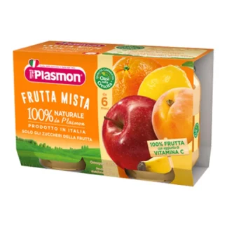 Plasmon Omogeneizzati Di Frutta Sapori Di Natura Frutta Mista 4x100g