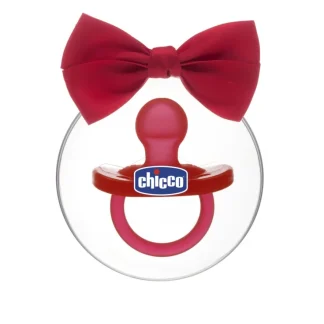 Chicco Gommotto Physio In Silicone Rosso 6-12m