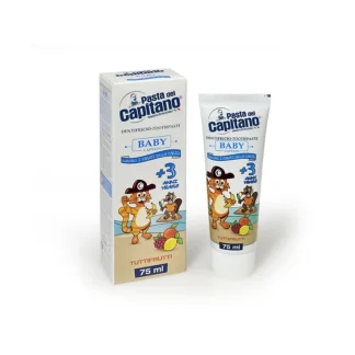 Pasta Del Capitano Dentifricio Baby + 3 Anni Gusto Tuttifrutti 75ml