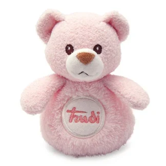 Trudi Squeaker Orso Rosa 12cm