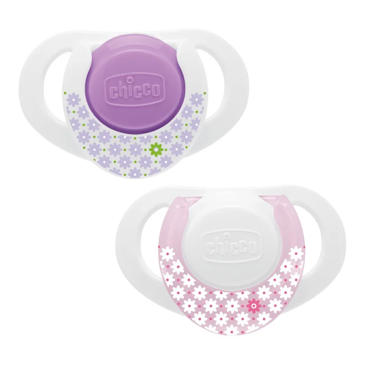 Chicco Succhietti Physio Compact Femminuccia 6-12 Mesi 2 Pezzi