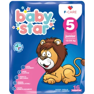 Baby Star Pannolini 5 Junior 12-25kg 16 Pezzi