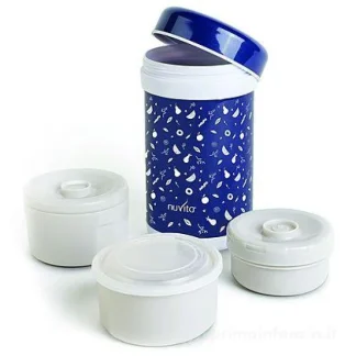 Nuvita Contenitore Termico Inox 1,2l+3 Contenitori