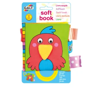 Galt Soft Book Libretti In Stoffa Disegno Pappagallo 1 Pezzo