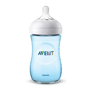 Avent Natural Blue Baby Bottle Scf035 / 17 260ml 1m +