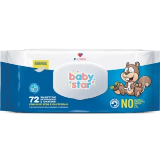 Baby Star Salviettine Detergenti E Idratanti 72 Pezzi