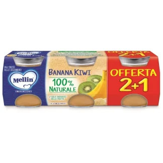 Banana Kiwi Mellin 3x100g