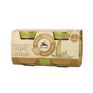 Omogeneizzato Di Legumi E Verdure Biologico Alce Nero 2x80g
