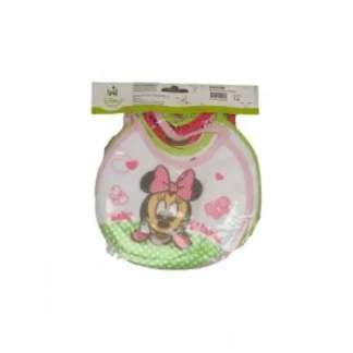 Confezione 6 pezzi bavetta bavaglino bavagli bimba neonata Disney baby Minnie TU