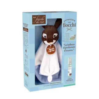 Avventure Coi Fiocchi Doudou Azzurro Fiocchi Di Riso 1 Pezzo