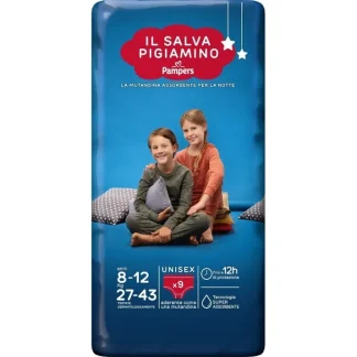 Baby Care Salva Pigiamino L/XL Pampers 9 Pezzi