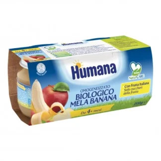 Biologico Mela Banana Humana 2x100g
