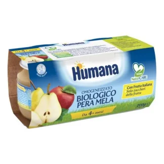 Biologico Mela Pera Humana 2x100g