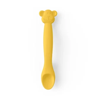 Cucchiaino Monkey In Silicone Giallo Suavinex 1 Pezzo