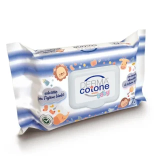 Dermacotone® Baby Salviette Talco 72 Pezzi