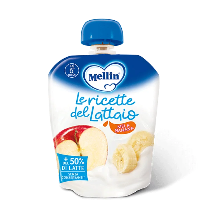 Le Ricette del Lattaio Mellin Mela E Banana 85g