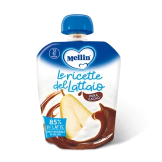 Le Ricette del Lattaio Mellin Pera e Cacao 85g