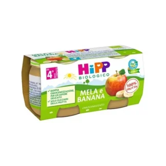 Mela Banana Hipp Biologico 2x80g