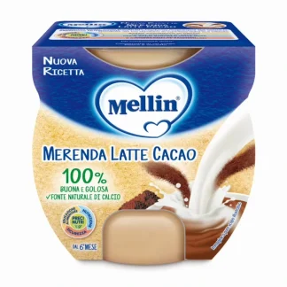 Merenda Latte Cacao Mellin 2x100g