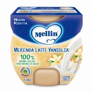 Merenda Latte Vaniglia Mellin 2x100g