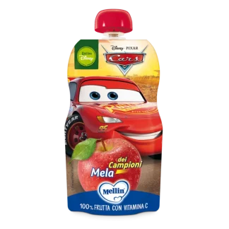 Merenda Disney Saetta McQueen Mela Con Vitamina C Mellin 110g