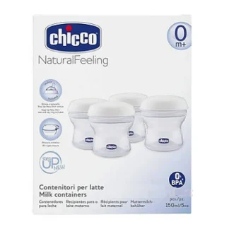 Contenitori Per Latte Natural Feeling CHICCO 4 Pezzi