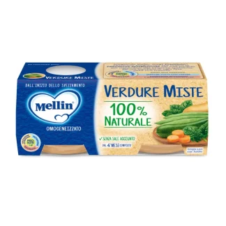 Omogeneizzato Di Verdure Miste Mellin 2x80g