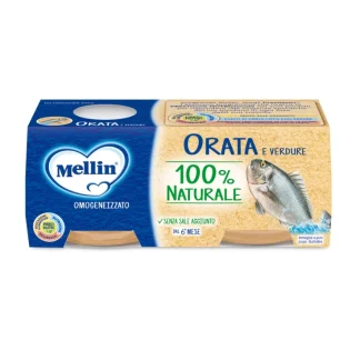 Orata E Verdure Mellin 2x80g