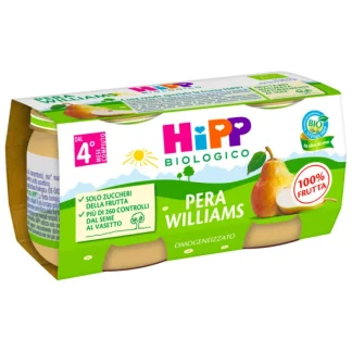 Pera Williams HiPP Biologico 2x80g