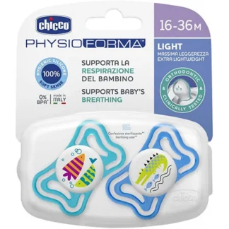 PhysioForma Light Azzurro 16-36M Chicco 2 Pezzi
