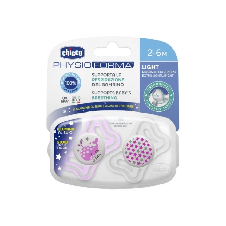 PhysioForma Light Luminoso 2-6M Chicco 2 Pezzi