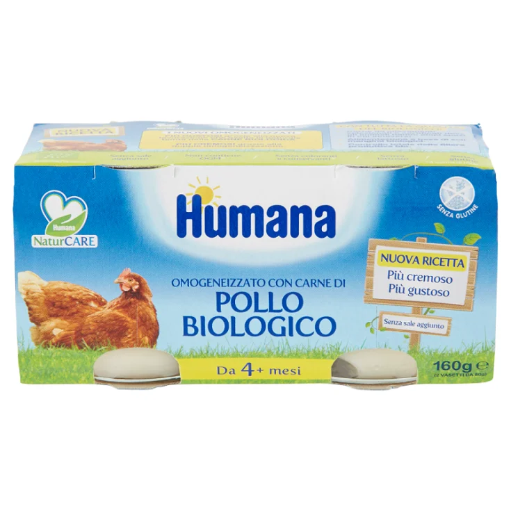 Pollo Biologico Humana 4x80g