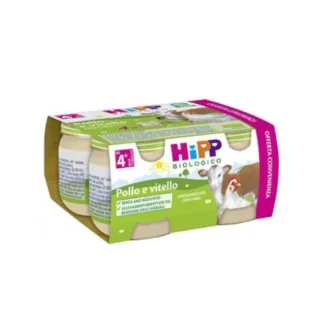 Pollo e Vitello HiPP Biologico 4x80g