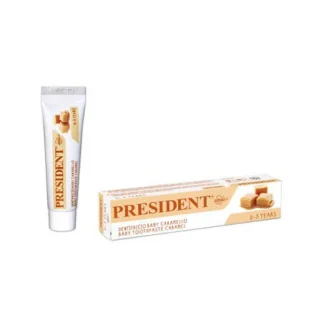 PresiDent Baby 0-3 Dentifricio Caramello 75ml
