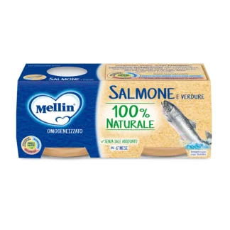 Salmone E Verdure Mellin 2x80g