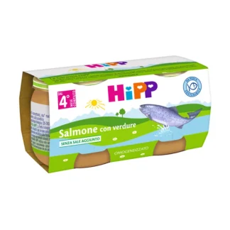 Salmone con Verdure HiPP Biologico 2x80g