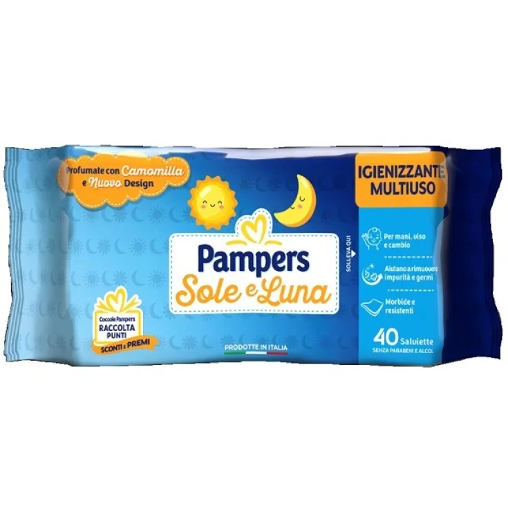 Salviette Sole&Luna Pampers 40 Pezzi