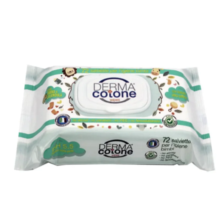 Bebe' Salviettine Igienizzanti Dermacotone® 72 Pezzi
