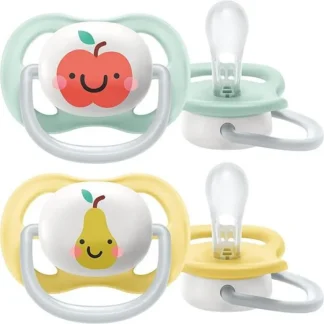 Succhietto Happy Ultra Air 0-6m Neutro/Frutta Avent 2 Pezzi