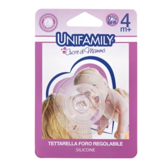 Tettarella Silicone Foro Regolabile Unifamily 1 Pezzo