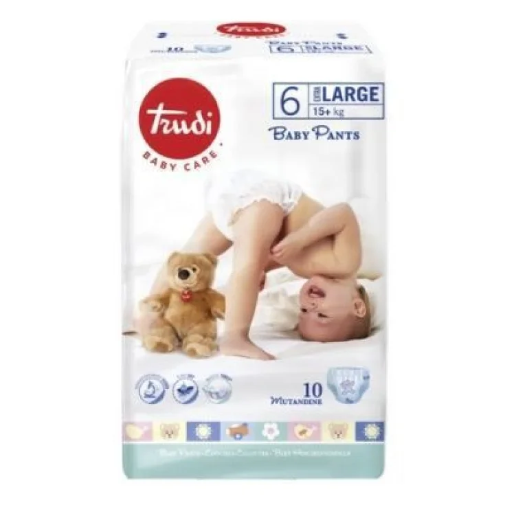trudi BABY CARE Pants Taglia 6 XL 15+ Kg 10 Mutandine