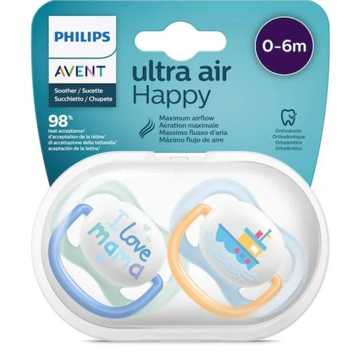 Ultra Air Animals Philips Avent 0-6m Fantasia Azzurro