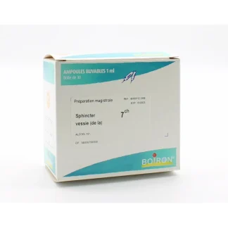 Boiron Sphincter Vessie 7ch 30 ampoules