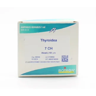 Boiron Thyroidea 7CH Ampoules Buvables 30X1ml