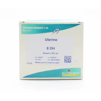 Boiron Uterine 8DH Ampoules Buvables 30X1ml