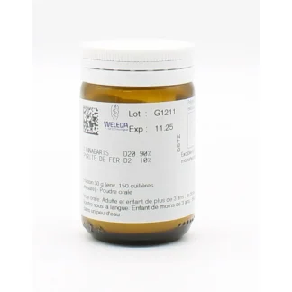 Weleda Cinnabaris W694 D20 90% + Pyrite de Fer 10% 30g
