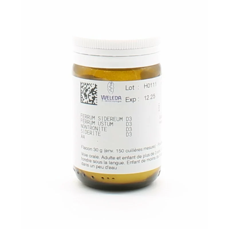 Weleda W797 Ferrum Sidereum D3 Trituration 30g