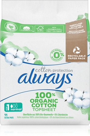 AlwaysCotton Protection Normal assorbenti senza profumazione 11 pz